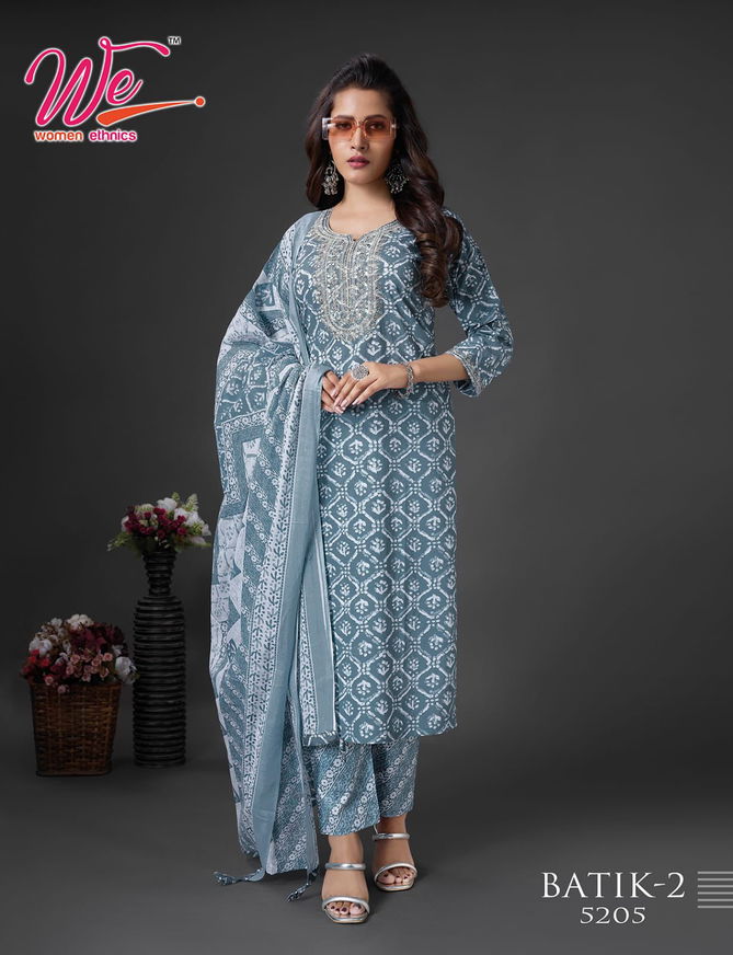 Batik Vol 2 By We Printed Cotton Kurti With Bottom Dupatta Wholesale Market In Surat
